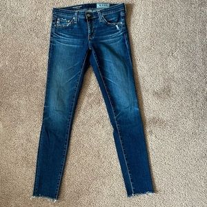 AG Adriano Goldschmied Women's Skinny Jeans - Dark Blue